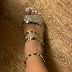 Gold wedges! Size 36 (US 6)